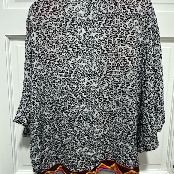 Anthropologie Blank London Frances Floral Cocoon Kimono One Size - Picture 6 of 7